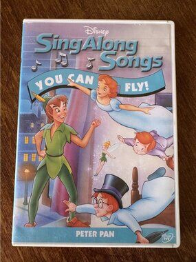 Disney Sing Along Songs Peter Pan You Can Fly DVD 2005 Words Appear On Screen